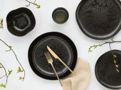 Creatable Geschirrset|Natura - Tellerset - Black