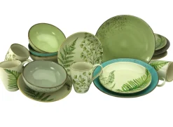 Creatable Geschirrset|Nature Botanica - Kombiservice 16-tlg - bunt