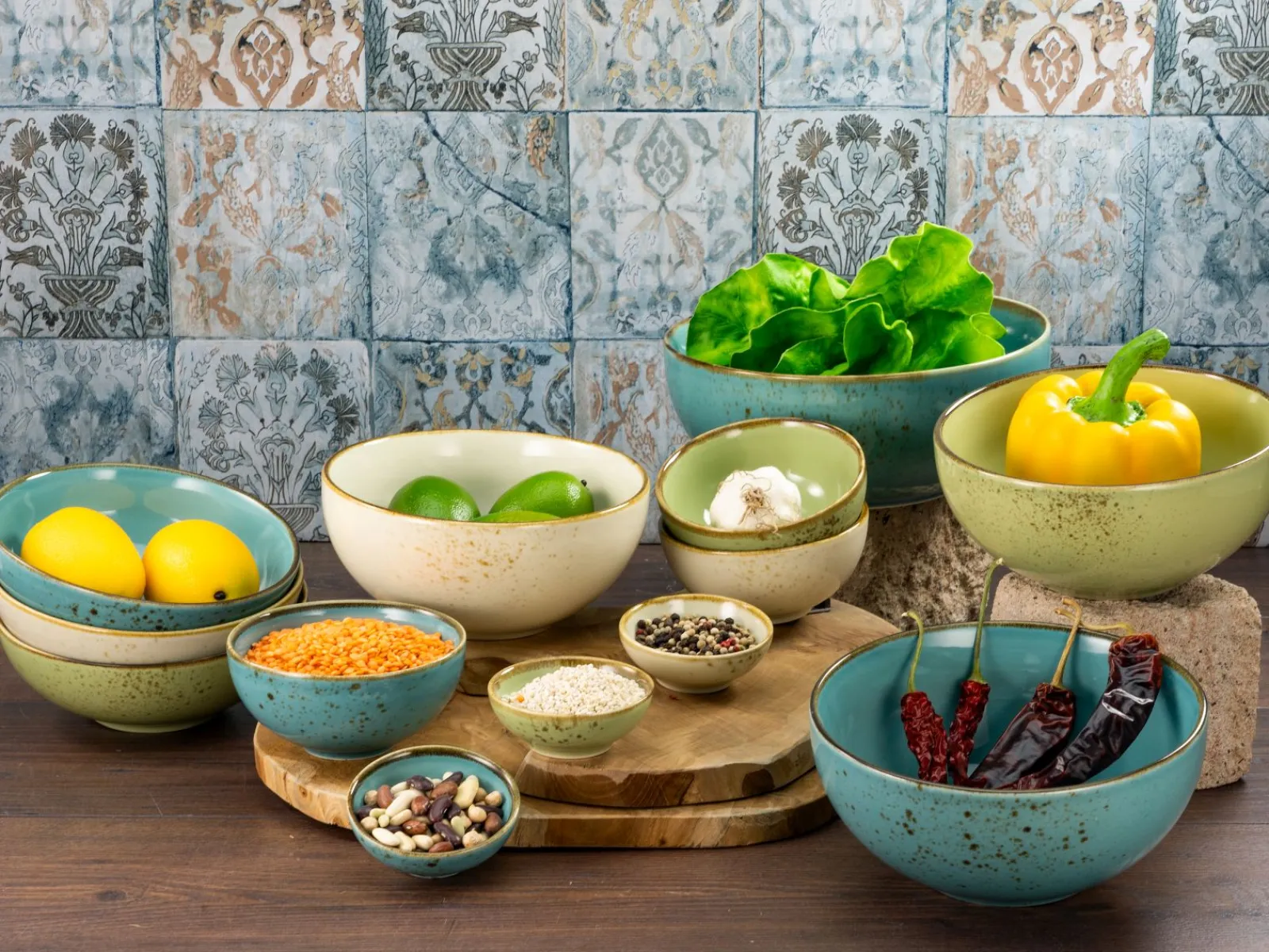 Creatable Bowls & Schüsseln|Geschirrset|Nature Collection - Buddha Bowl 4-tlg - bunt
