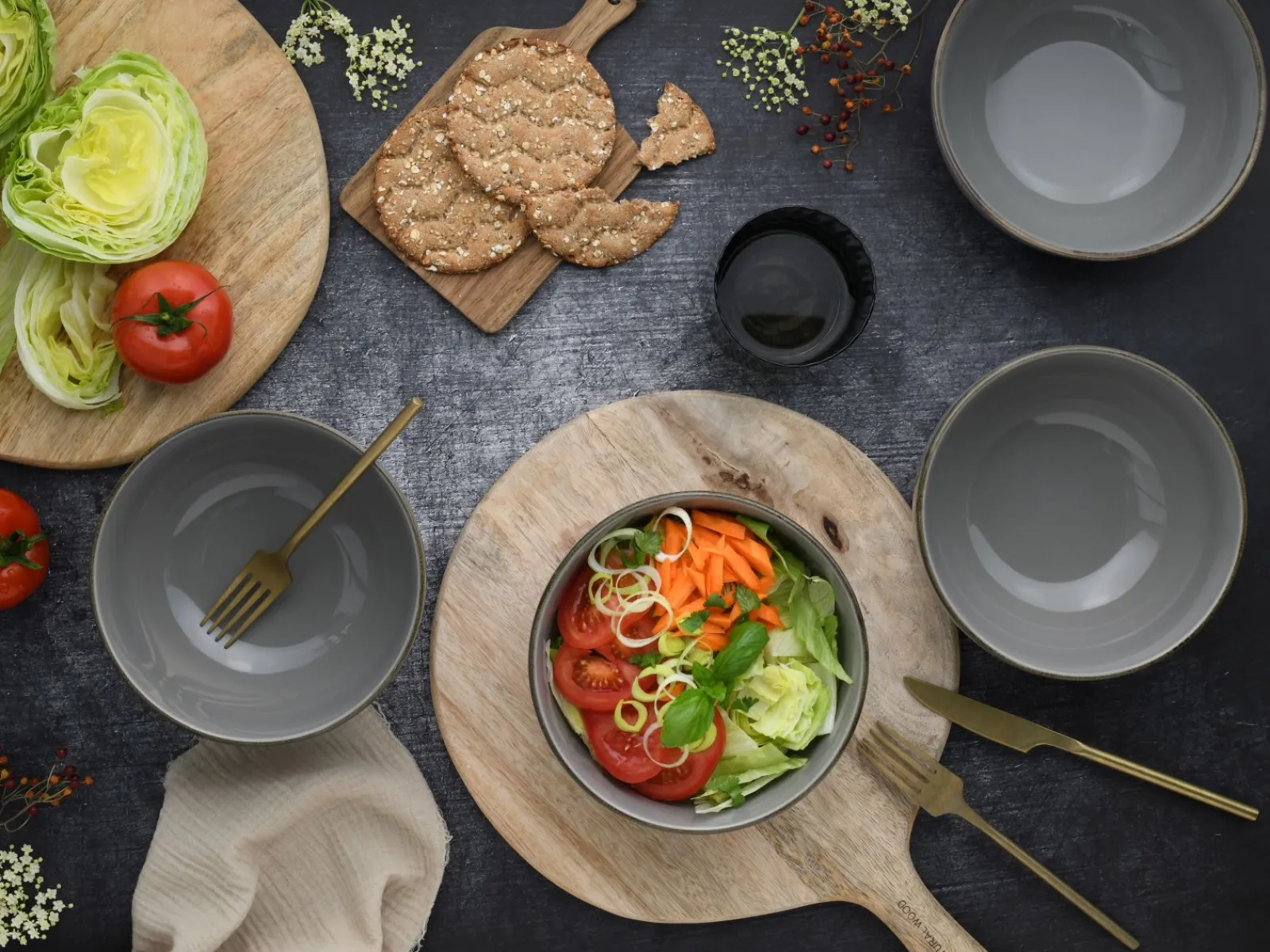 Creatable Bowls & Schüsseln|Geschirrset|Nature Collection - Buddha Bowl 4-tlg - bunt