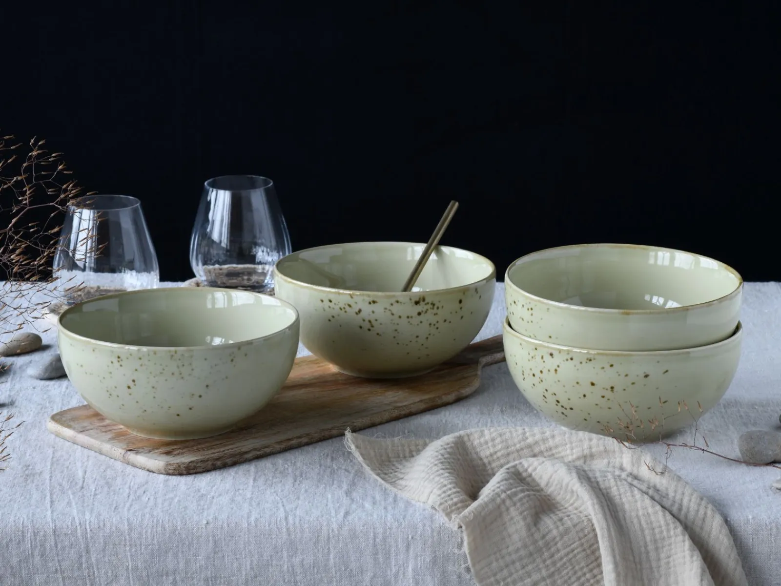 Creatable Bowls & Schüsseln|Geschirrset|Nature Collection - Buddha Bowl 4-tlg - bunt