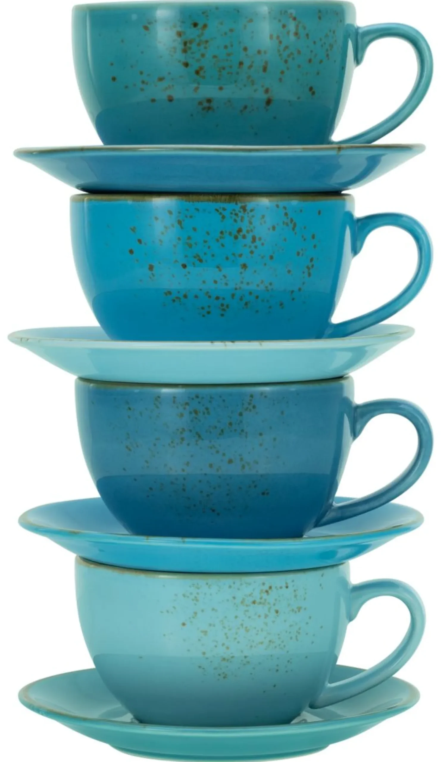Creatable Becher & Tassen|Geschirrset|Nature Collection - Cappuccinotassen 8-tlg - bunt
