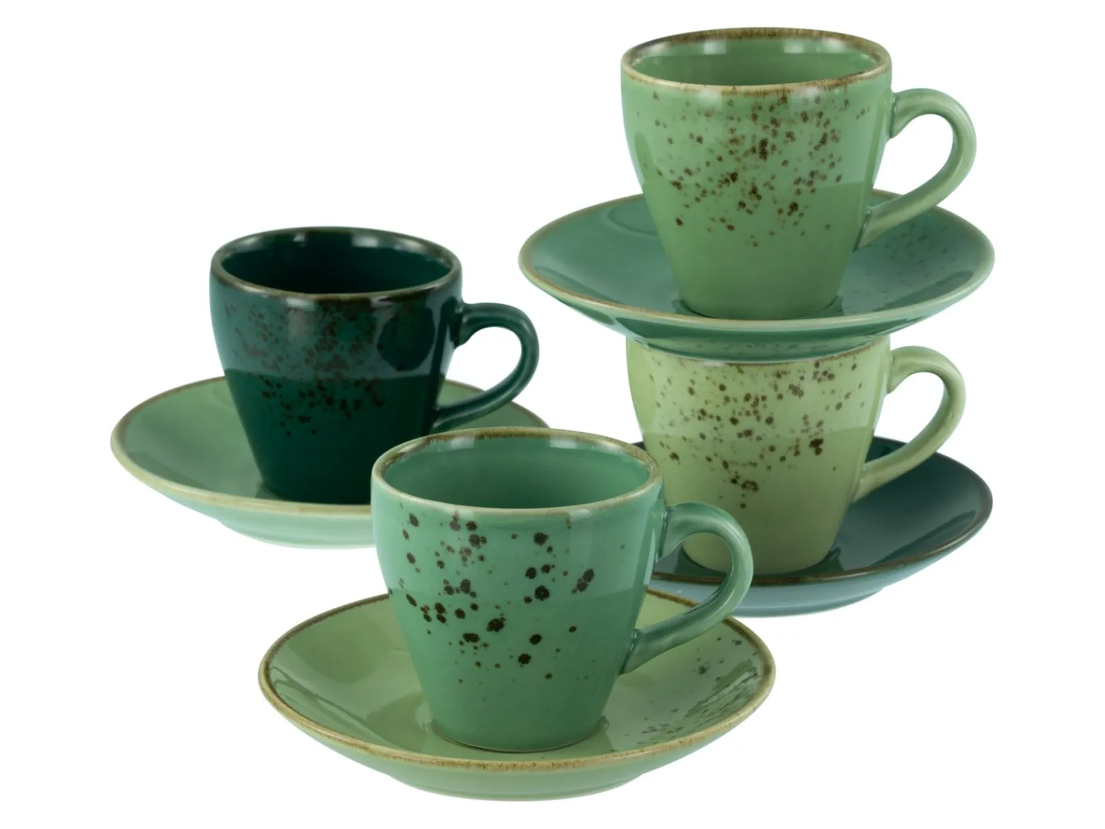 Creatable Becher & Tassen|Geschirrset|Nature Collection - Espressotassen 8-tlg - bunt