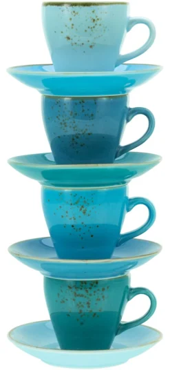 Creatable Becher & Tassen|Geschirrset|Nature Collection - Espressotassen 8-tlg - bunt