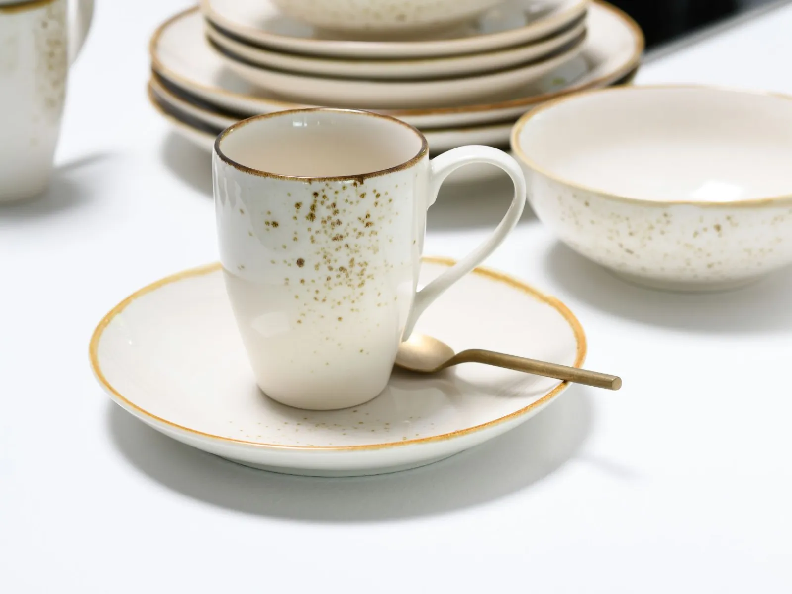 Creatable Becher & Tassen|Geschirrset|Nature Collection - Kaffeebecher 6-tlg - Stone