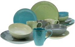 Creatable Geschirrset|Nature Collection - Kombiservice 16-tlg - Aqua