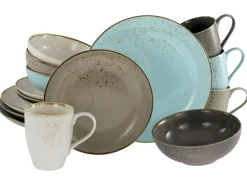 Creatable Geschirrset|Nature Collection - Kombiservice 16-tlg - Aqua