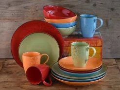 Creatable Geschirrset|Nature Collection - Kombiservice 16-tlg - Aqua