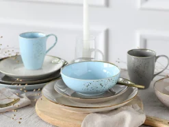 Creatable Geschirrset|Nature Collection - Kombiservice 16-tlg - Aqua