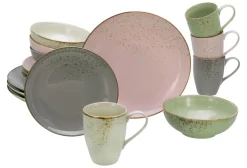 Creatable Geschirrset|Nature Collection - Kombiservice 16-tlg - Aqua