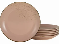 Creatable Geschirrset|Teller|Nature Collection - Speiseteller 6-tlg - Rose