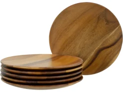 Creatable Teller|Nature Collection - Tellerset 6-tlg - Akazienholz