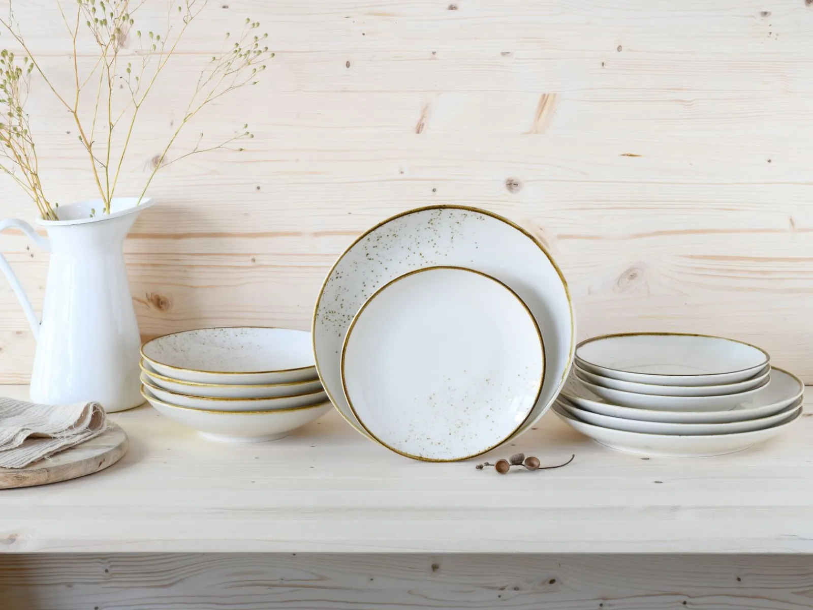 Creatable Geschirrset|Teller|Nature Collection - Tellerset 12-tlg - bunt