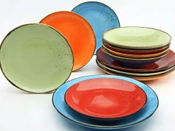 Creatable Geschirrset|Teller|Nature Collection - Tellerset 12-tlg - bunt