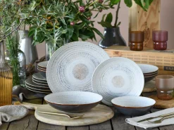 Creatable Geschirrset|Teller|Neapel - Tellerset 16-tlg - Offwhite