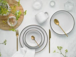 Creatable Geschirrset|Nordic Festive - Kombiservice 10-tlg - Schwarz