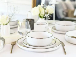 Creatable Geschirrset|Nordic Festive - Kombiservice 10-tlg - Schwarz