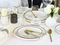 Creatable Geschirrset|Teller|Nordic Festive - Tellerset 18-tlg - Schwarz