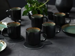 Creatable Becher & Tassen|Geschirrset|Nordic Fjord - Kaffeebecher 6-tlg - beige