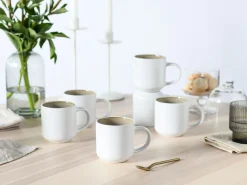 Creatable Becher & Tassen|Geschirrset|Nordic Fjord - Kaffeebecher 6-tlg - beige