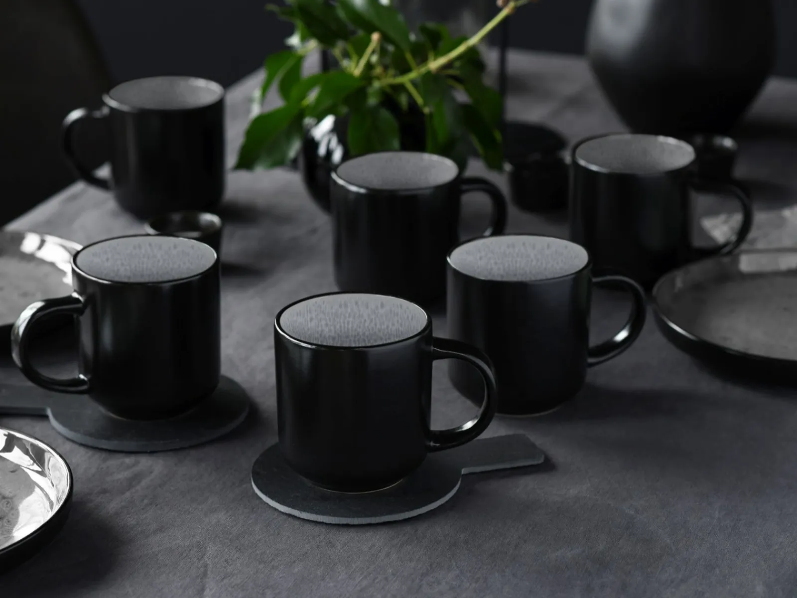 Creatable Becher & Tassen|Geschirrset|Nordic Fjord - Kaffeebecher 6-tlg - beige