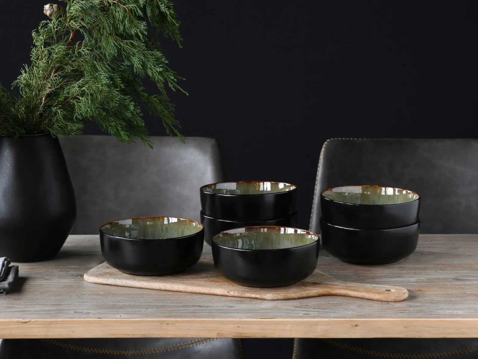 Creatable Bowls & Schüsseln|Geschirrset|Nordic Fjord - Müslischale 6-tlg - beige