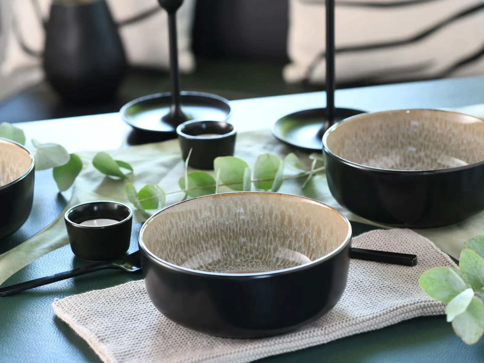 Creatable Bowls & Schüsseln|Geschirrset|Nordic Fjord - Müslischale 6-tlg - beige