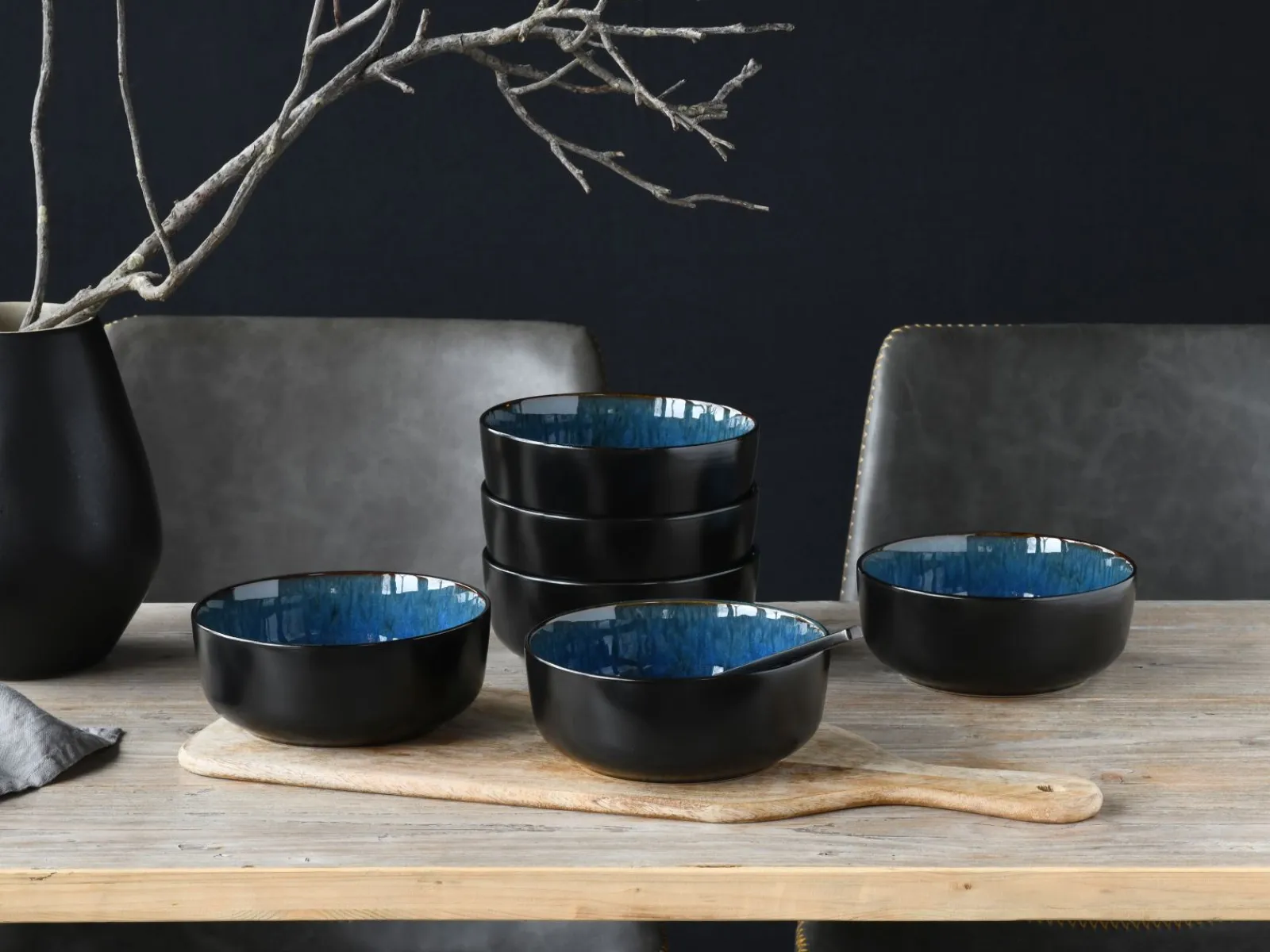 Creatable Bowls & Schüsseln|Geschirrset|Nordic Fjord - Müslischale 6-tlg - beige