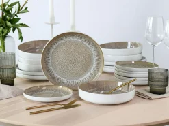 Creatable Geschirrset|Teller|Nordic Fjord - Tellerset 18-tlg - beige