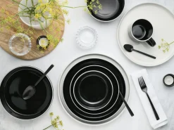 Creatable Geschirrset|Nordic Gourmet - Kombiservice 10-tlg - Schwarz
