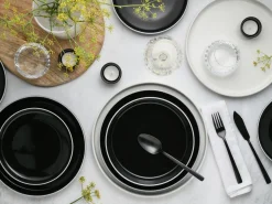 Creatable Geschirrset|Teller|Nordic Gourmet - Tellerset 18-tlg - Schwarz