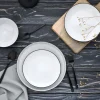 Creatable Geschirrset|Teller|Nordic - Tellerset 12-tlg - Cool Black