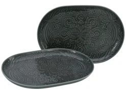 Creatable Platten|Geschirrset|Orient Mandala - Plattenset 2-tlg - Aquamarine