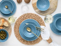 Creatable Geschirrset|Teller|Orient Mandala - Tellerset 18-tlg - Aquamarine