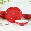 Creatable Geschirrset|Polka Dots - Tafelservice 12-tlg - Bunt