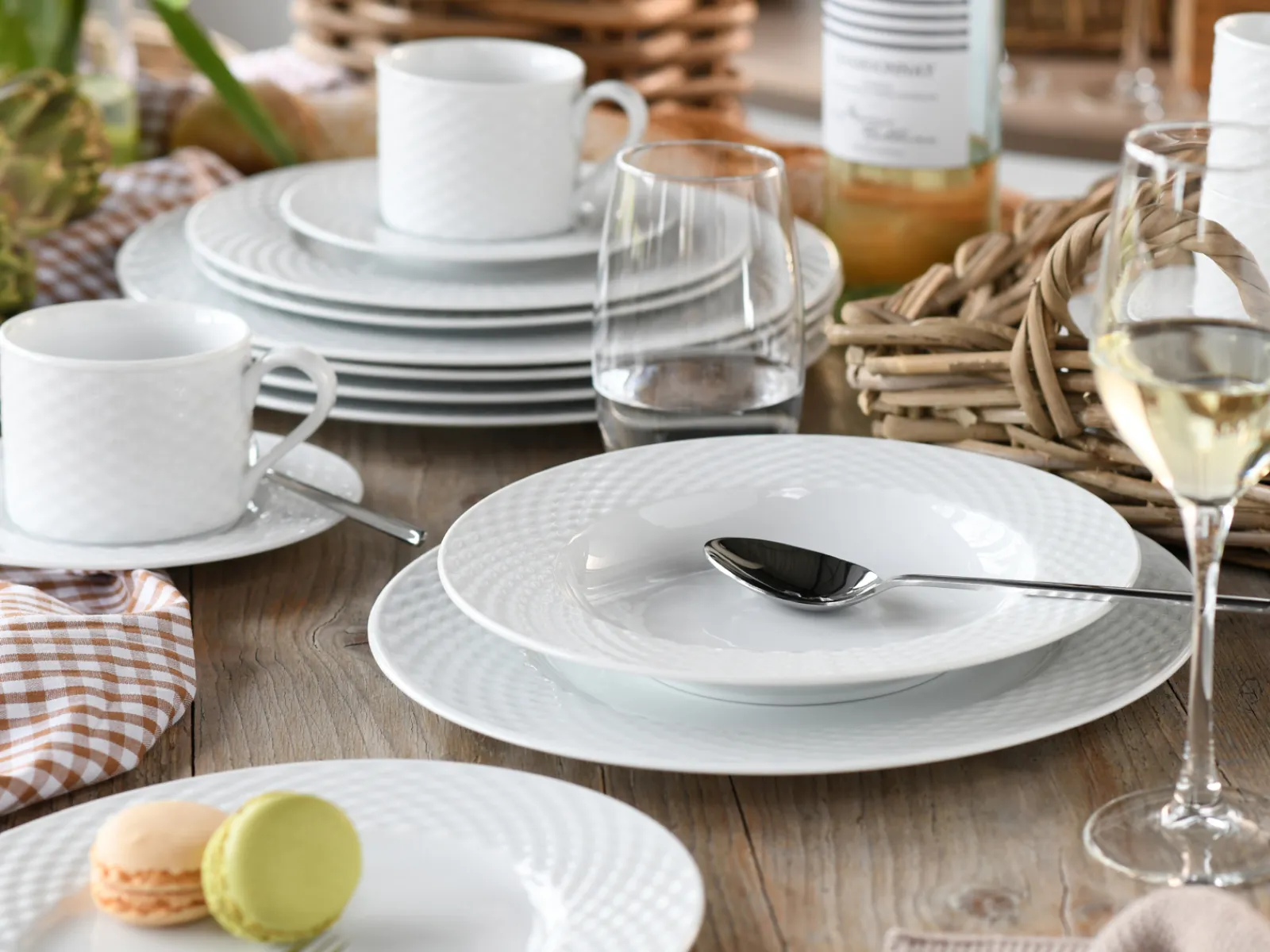 Creatable Geschirrset|Polo - Kombiservice 30-tlg - Weiss