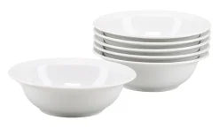 Creatable Bowls & Schüsseln|Geschirrset|Polo - Müslischale 6-tlg - Weiss