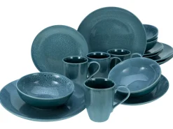 Creatable Geschirrset|Reactive Nostalgic - Kombiservice 16-tlg - Blau