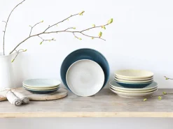 Creatable Geschirrset|Teller|Reactive - Tellerset 12-tlg - Aqua