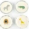 Creatable Geschirrset|Safari - Tellerset 4-tlg - Bunt