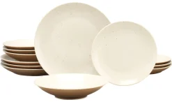 Creatable Geschirrset|Teller|Sand Dunes - Tellerset 12-tlg - creme
