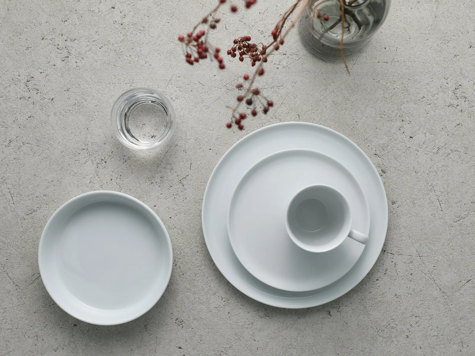 Creatable Geschirrset|Scandi - Kombiservice 16-tlg - Weiss