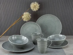 Creatable Geschirrset|Sofia - Kombiservice 8-tlg - Stone
