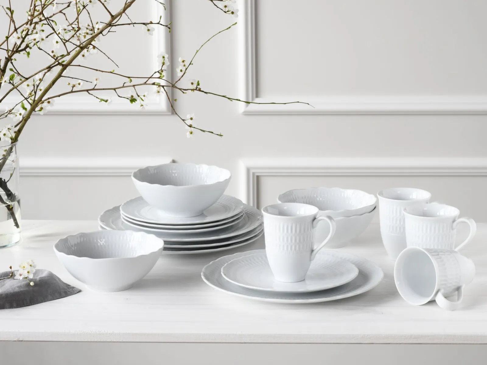 Creatable Geschirrset|Sofia - Kombiservice 16-tlg - Stone