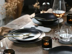 Creatable Geschirrset|Teller|Soft Touch - Tellerset 12-tlg, Soft Touch - Tafelservice 12-tlg - Schwarz