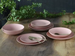Creatable Geschirrset|Teller|Soft Touch - Tellerset 12-tlg, Soft Touch - Tafelservice 12-tlg - Schwarz