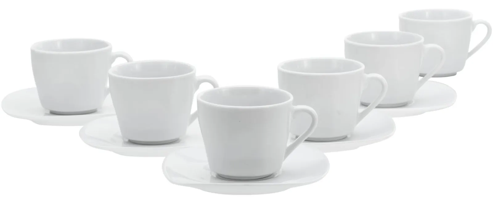 Creatable Becher & Tassen|Square - Kaffeetasssen 12-tlg - Weiss