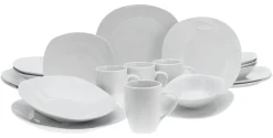 Creatable Geschirrset|Square - Kombiservice 20-tlg - Weiss