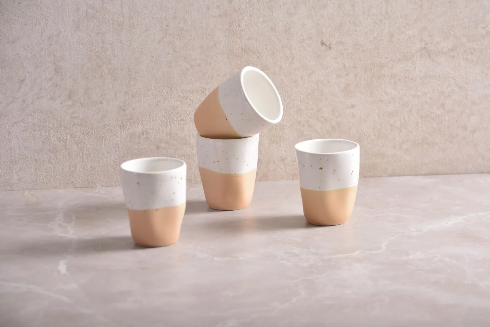 Creatable Becher & Tassen|Squeezy - Espressobecher 4-tlg - Natural