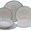 Creatable Geschirrset|Teller|Stella - Tellerset 12-tlg - bunt
